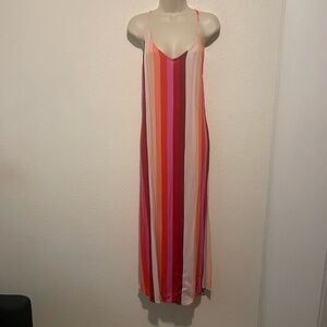 BILLABONG Stripped Maxi Dress. SZ L
